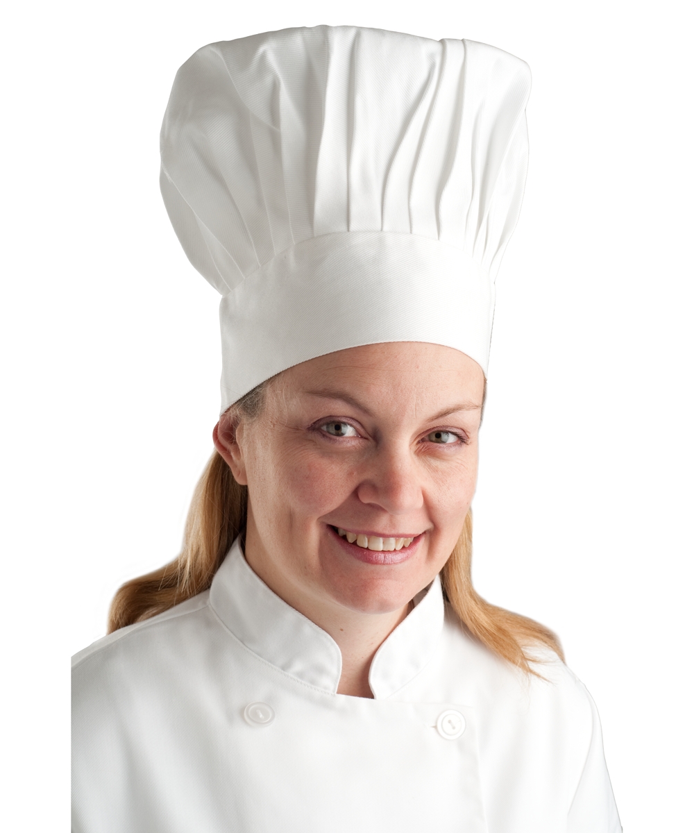 White Chef Hat, 11 inch