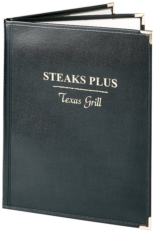 Book Three Fine Cafe Menu Covers