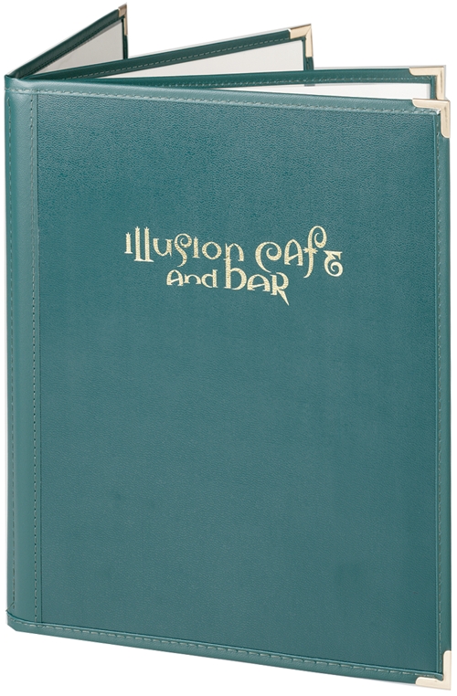 Book Four Imitation Leather Menu Covers
