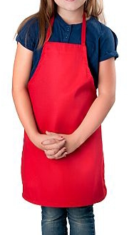 Color Childrens Bib Apron, Small