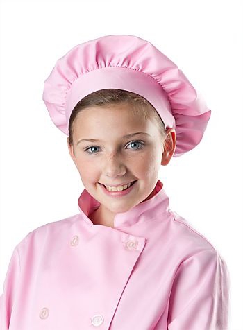 Girls Pink Chef Hat