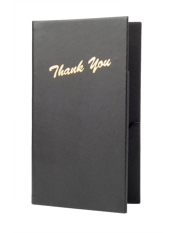 Bonded Leather Check Presenter