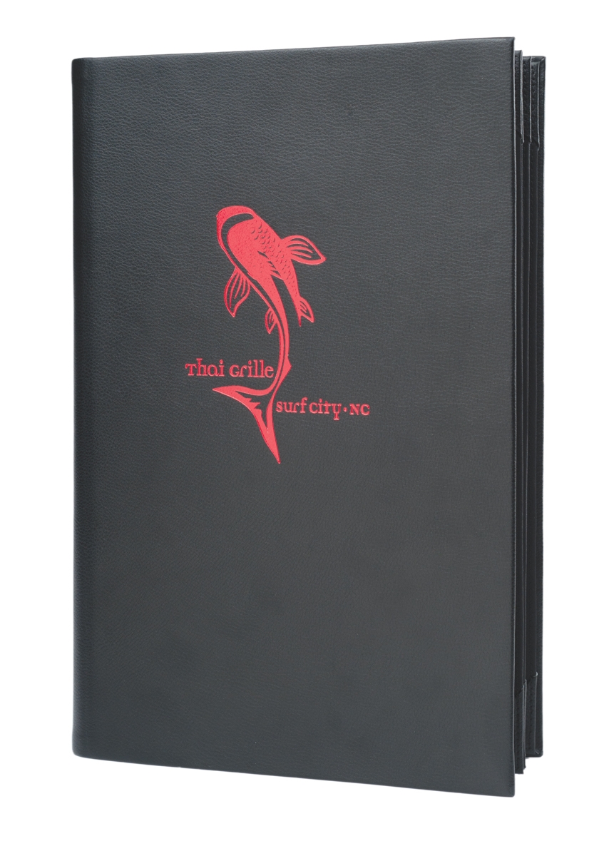 Book Four Bonded Leather Menu Covers