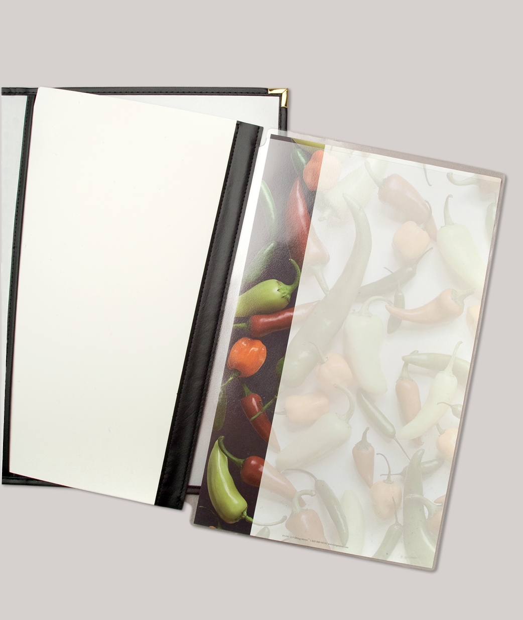 Extra Menu Pocket, 8.5x14 on 14 inch Chipboard
