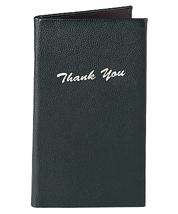 Bonded Leather Check Presenter