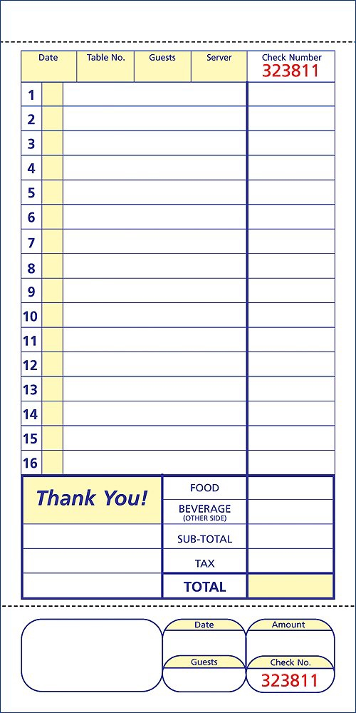 Guest Checks