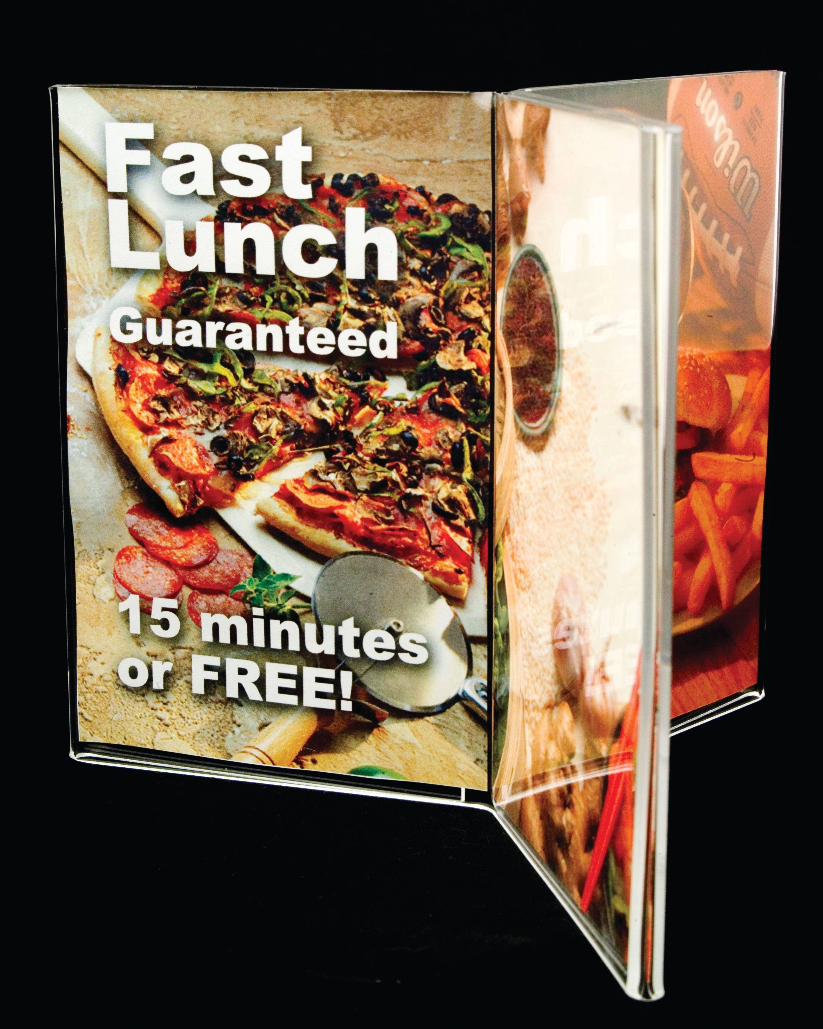 Six Sided Clear Table Top Display