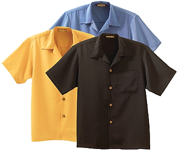 Womens Solid South Sea Camp Shirt