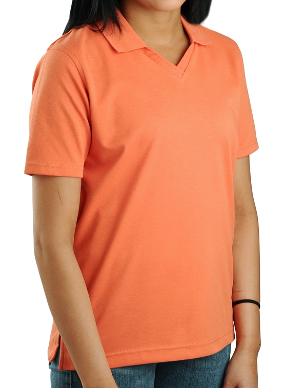 Womens Rapid Dry V Neck Sport Shirt