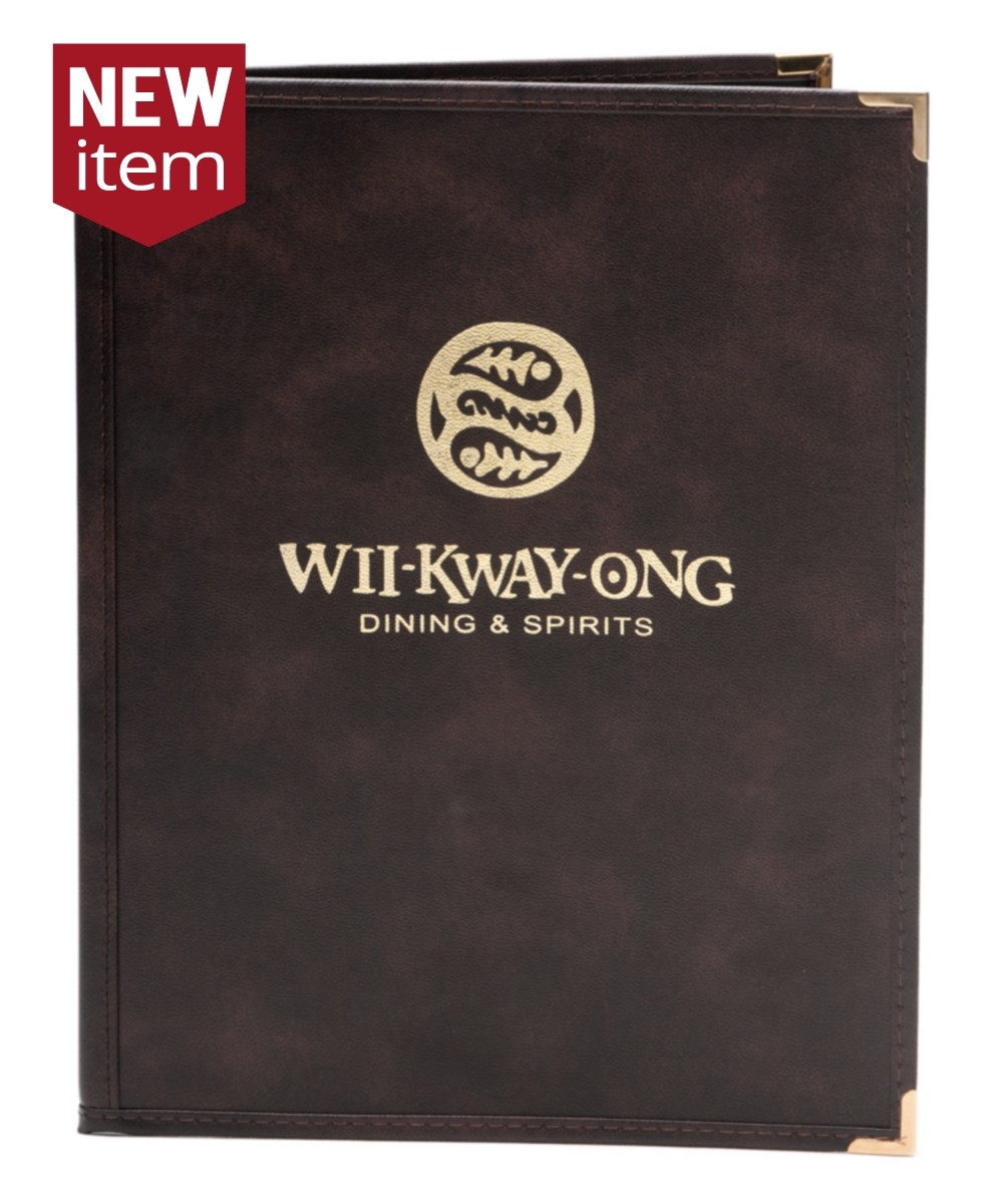 Menu Case with Photo Corners