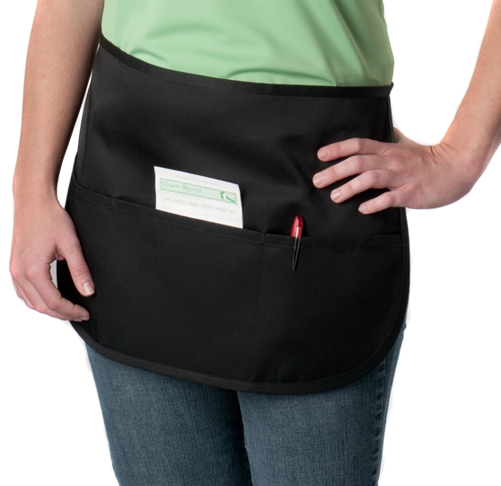 13 inch Rounded Corner Waist Apron