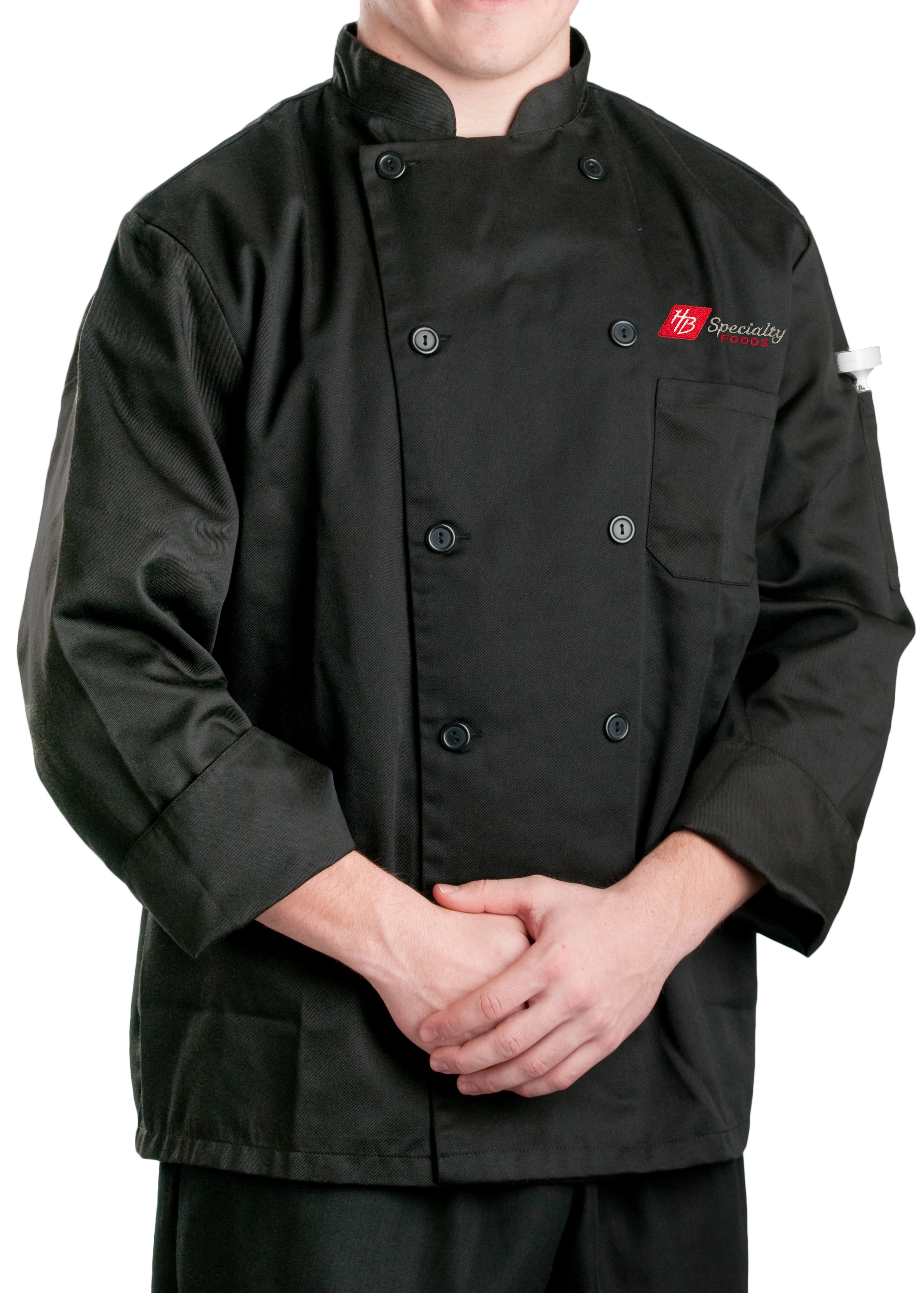 Black Long Sleeve Chef Coat