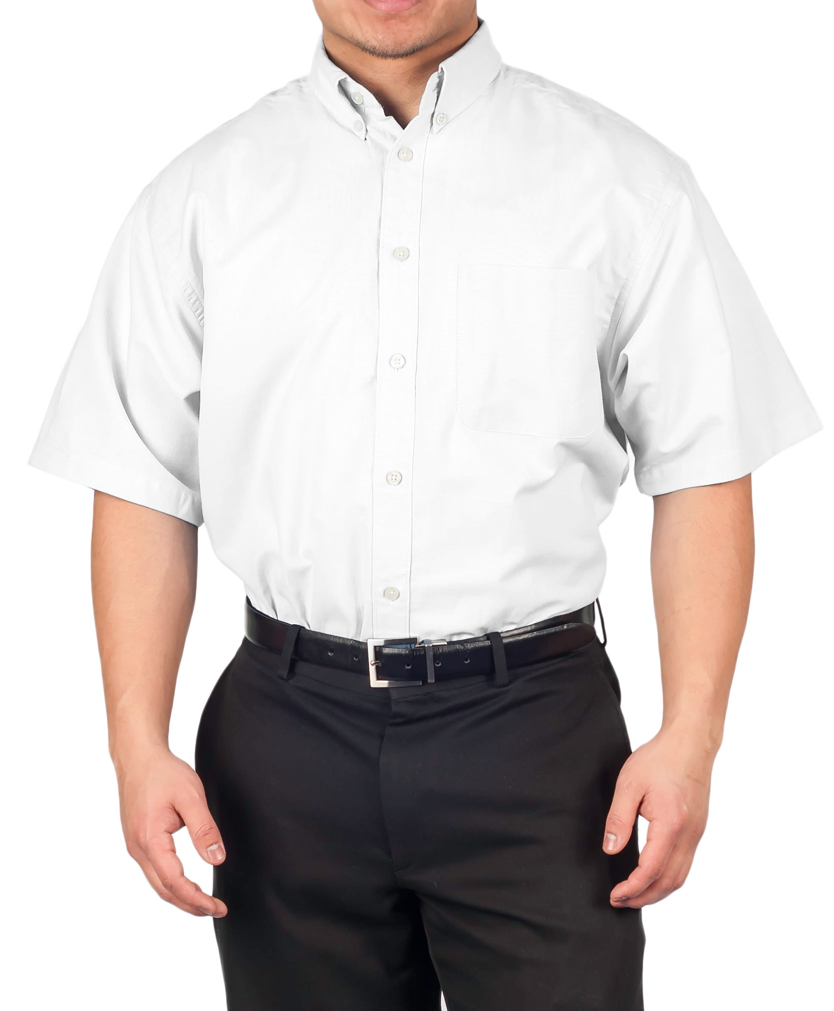 Mens Short Sleeve Oxford Shirt