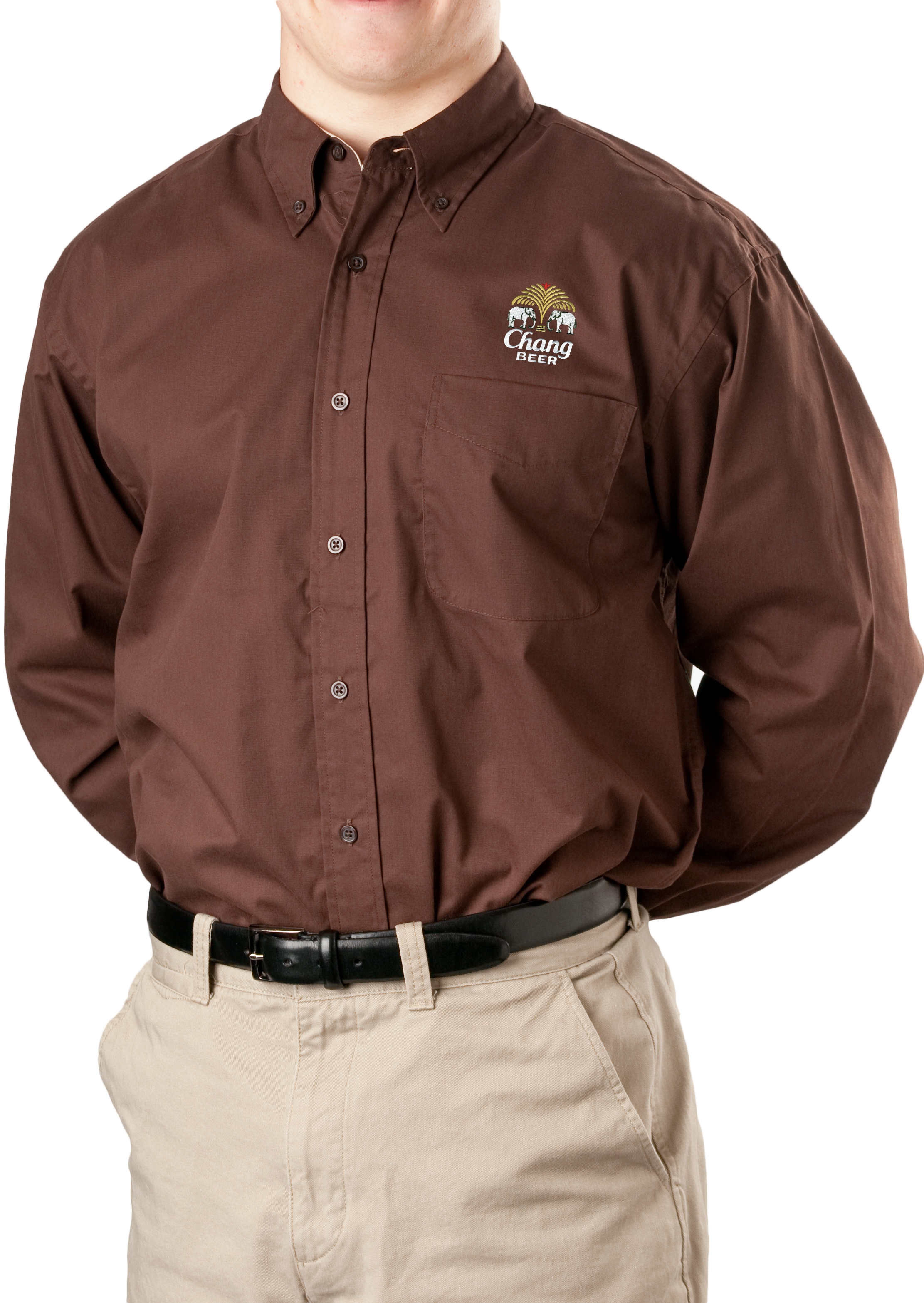 Mens Wrinkle Resistant Dress Shirt, Long Sleeve