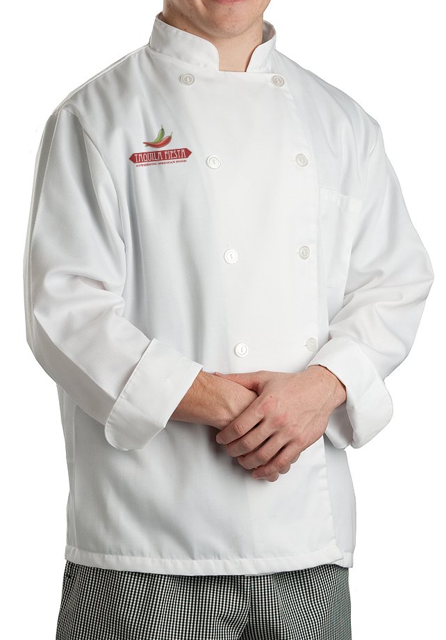 White Classic Long Sleeve Chef Coat