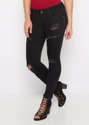 rue 21 black ripped jeans