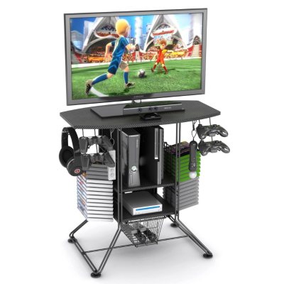 Atlantic TV Stand / Gaming Hub - Carbon Fiber