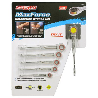 Channellock Maxforce Ratcheting Wrench Set