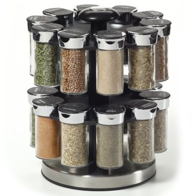 20-Jar Rotating Spice Rack with Premium Spices.  Ends: May 19, 2013 8:00:00 AM CDT