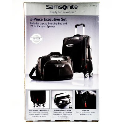 Samsonite 2 Piece Executive Set - Carry-on & Laptop Boarding Bag