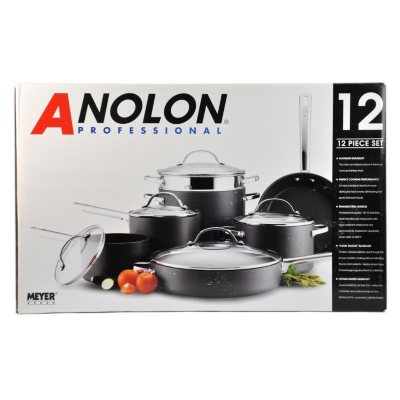 Anolon Hard Anodized Nonstick 12 Piece Cookware Set