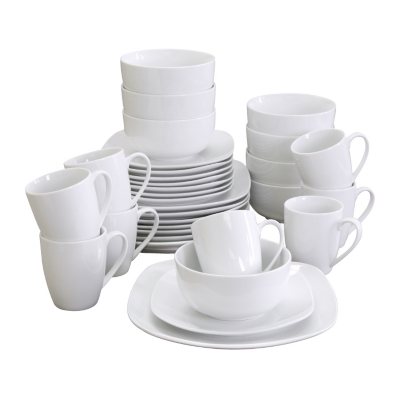 Gibson Elite Pippa Dinnerware Set - White Porcelain - 32 pc..  Ends: May 25, 2013 9:00:00 AM CDT