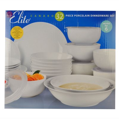 Gibson Elite Canaro Porcelain Dinnerware Set.  Ends: May 16, 2012 7:21:00 AM CDT