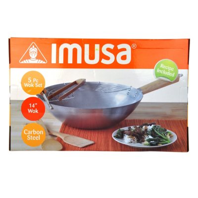 Imusa 5 Piece Wok Set