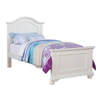 Addison White Panel Bed - Twin