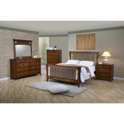 Grayson Mission Bed  - Queen