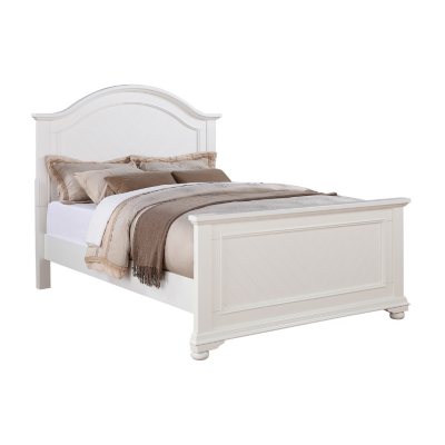 Addison White Panel Bed - Queen