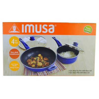 Imusa Cookware Set - 4 pc. - Blue