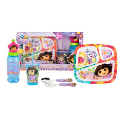 Dinnerware Set Dora the Explorer.  Ends: May 16, 2012 1:47:00 PM CDT