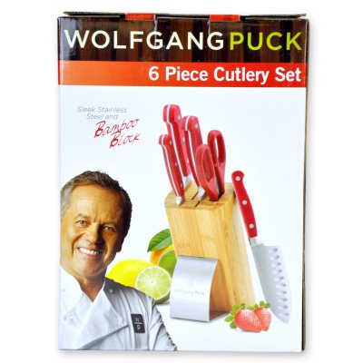 Wolfgang Puck 6 pc. Cutlery Set - Red