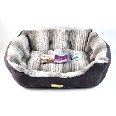 Pooch Planet Small Dog/Cat Pet Bed - Gray