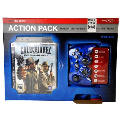 PS3 MiniPro Elite Controller/Game Call Of Juarez