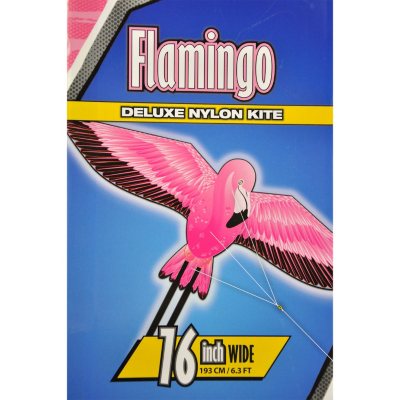 Brainstorm Deluxe Nylon Kite - Flamingo