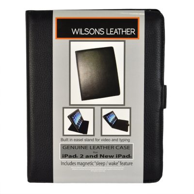 Wilsons Leather iPad Case - Black w/Buckle