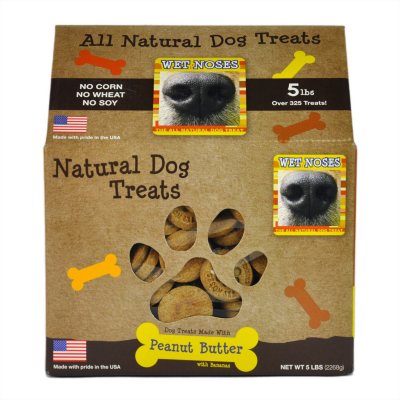 Wet Noses Natural Dog Treats Made with Peanut Butter - 5 lbs..  Ends: May 19, 2013 8:20:00 AM CDT