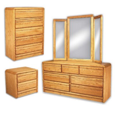 American Sleep Nightstand, Chest, Dresser & Mirror