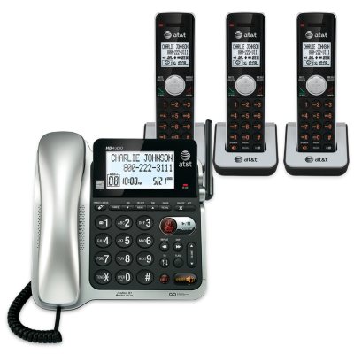AT&T Cl84352 3-Handset Corded/Cordless Answering System.  Ends: May 26, 2013 5:00:00 AM CDT