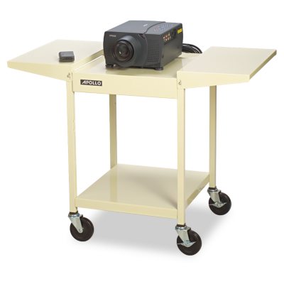 Quartet® Adj. Overhead Projector Cart - Putty