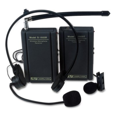 AmpliVox® Wireless Lapel Microphone Kit