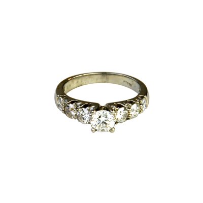 1.71 CT. T.W. Round Diamond Ring in Platinum