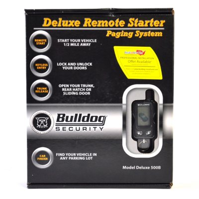 Bulldog Deluxe Vehicle Remote Starter.  Ends: May 19, 2013 10:20:00 AM CDT