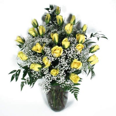 Rose Bouquet - Yellow - 2 Dozen