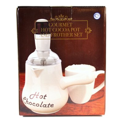 Hudson Home Gourmet Ceramic Hot Cocoa Maker