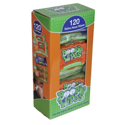 Boogie Wipes Saline Wipes - Multi Pack, 120 ct.