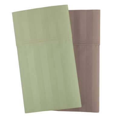 600TC Hotel Luxury Collection Sheet Set - Queen - Sage - Stripes