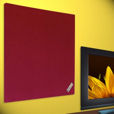 Acoustic Panels - 24" x 24" - 2 pk. - Burgundy